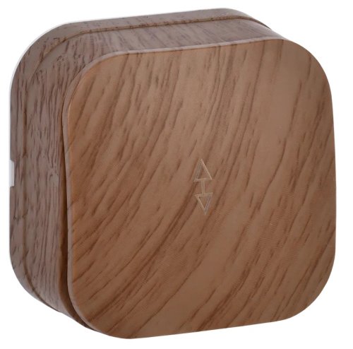 Переключатель накладной IEK Glory ВСп10-1-0-ХД 1-кл. проходной дуб фото Переключатель накладной IEK Glory ВСп10-1-0-ХД 1-кл. проходной дуб картинка